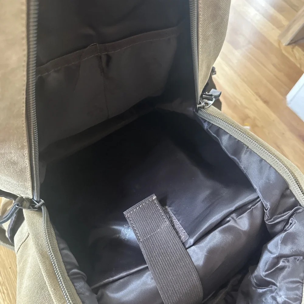 NWOT qlnd canvas backpack‎
